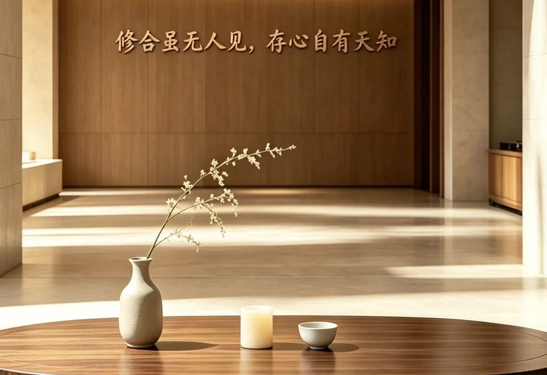 慕韩斋家训修合虽无人见存心自有天知实景