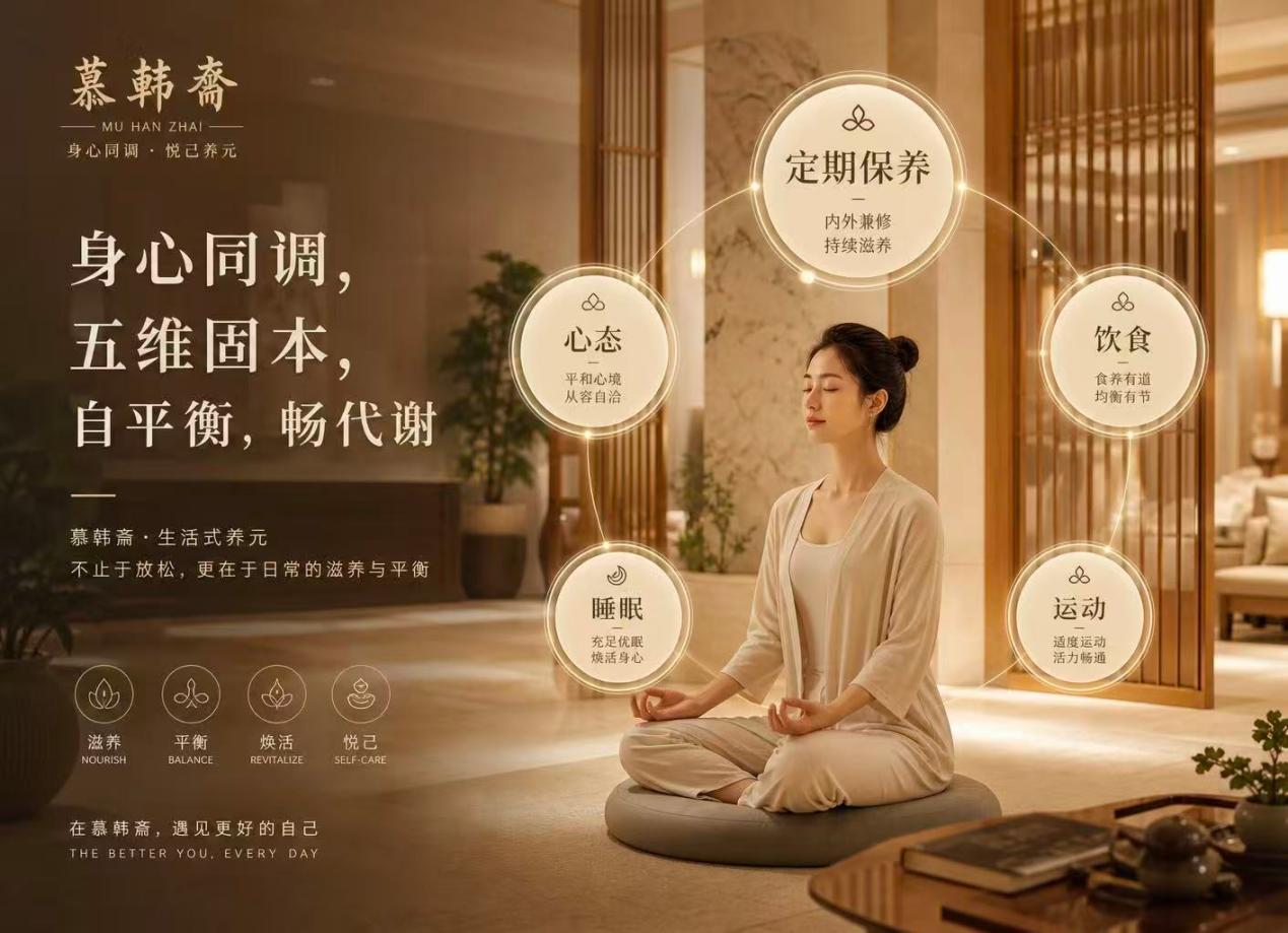 慕韩斋身心同调五维固本养护主视觉